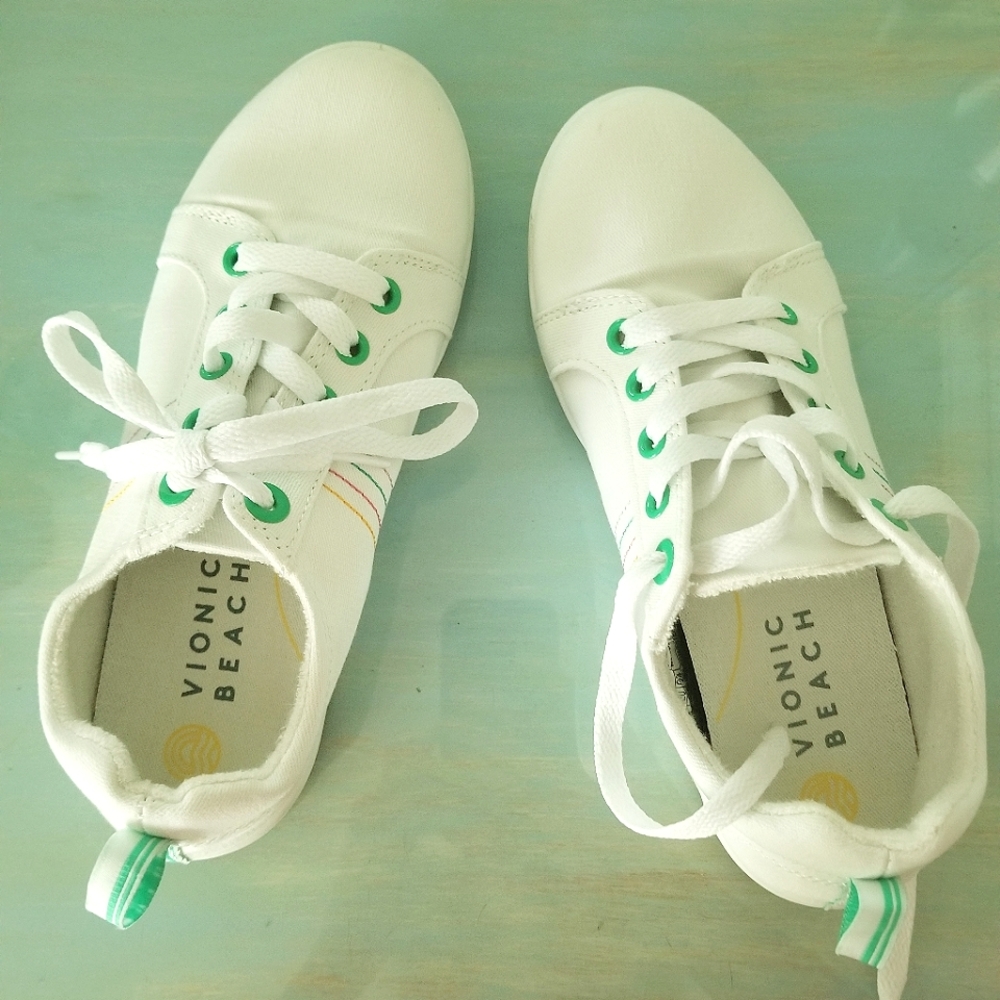 Vionic Beach White Stinson Sneaker Size 6.5